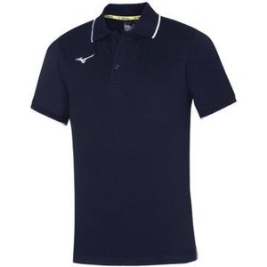 Mizuno - Sportshirt - Blauw - Katoen/Polyester - Ademend