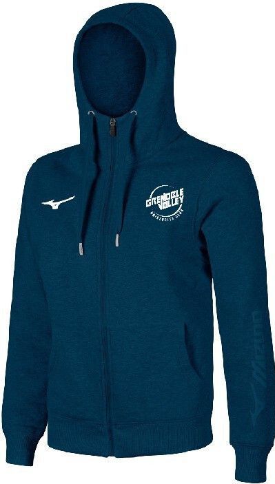 Mizuno - Fullzip Crew - Sweatshirt - Navy - Dames