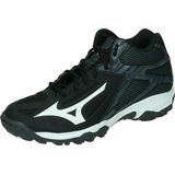 Mizuno ThunderBlade3Outdoor Volleybalschoenen Zwart/Wit/Ebony Dames/Heren Maat 45