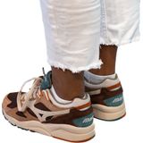 Mizuno - Sky Medal - Sneakers - Bruin - Mesh/Suede