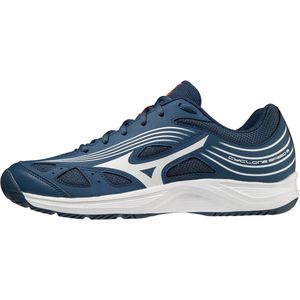Mizuno - CYCLONE SPEED 3 - Volleybalschoenen - Dark Denim/Wit/Scarlet