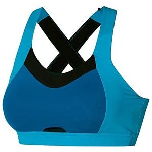 Mizuno High support bra Maui Blauw Dames Maat XS