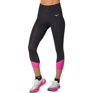 Mizuno Impulse Core 3/4 Tight Zwart/Roze Dames Maat XS