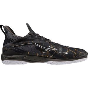 Mizuno Wave Mirage 4 Schoenen - Blackoyster / White / Mpgold - Kinderen - EU 38.5