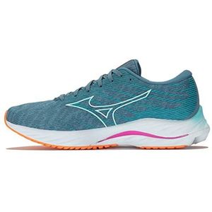 Mizuno Unisex Wave Rider 26 Road Running schoen, Wisteria/Wit/China Blauw, 3.5 UK, Blauweregen Wit China Blauw, 36 EU