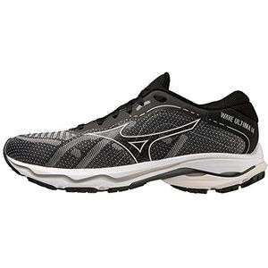 Mizuno Unisex Wave Ultima 14 Road Loopschoen, Zwart Zilver Nimbus Cloud, 37 EU