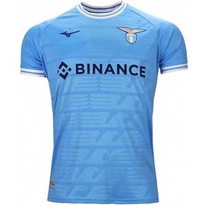 Mizuno Lazio Thuis Korte Mouw T-shirt Junior Blauw 116 cm