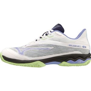 Mizuno WAVE EXCEED LIGHT 2 PADEL Whte/Lolite/PatinaGroen Heren Maat 45