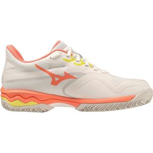 Mizuno Vrouwen Golf Exceed Light 2 Tennis, SnwWht/FusnCorl/SSpring, 6 UK, Snwwht Fusncorl Sspring, 39 EU