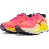 Mizuno Wave Sky 7 Hardloopschoenen Geel,Roze EU 38 Vrouw