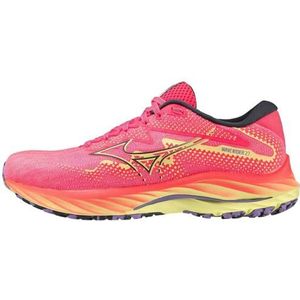 Mizuno Wave Rider 27 Hardlopen Dames, H Vpink Oblue Lichtgevend, 44.5 EU