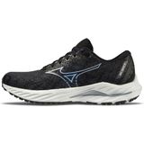 Mizuno Wave Inspire 19 Hardloopschoenen voor dames, Screst Silverstar Zwart, 38 EU