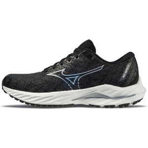 Mizuno Wave Inspire 19 Hardloopschoenen voor dames, Screst Silverstar Zwart