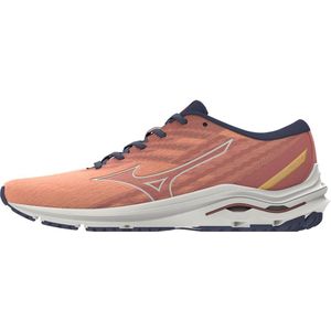 Mizuno Wave Equate 7 Stabilitätsschuh Damen - Koralle, Weiß, Größe 38