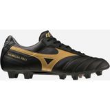 Mizuno Unisex Morelia II PRO Voetbal, zwart/goud/donkerschaduw, 10 UK, Zwart Goud Darkshadow, 44.5 EU