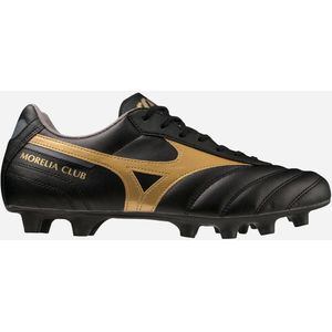 Mizuno Morelia II Club Gras Voetbalschoenen (FG) Zwart Goud