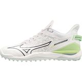 Mizuno Wave Leopardus - Hockeyschoenen - Off White - Lichtgroen - Zwart
