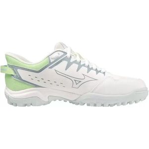 Mizuno Wave Lynx 2 White - Glacial Ridge - Patina Green Junior Hockeyschoen