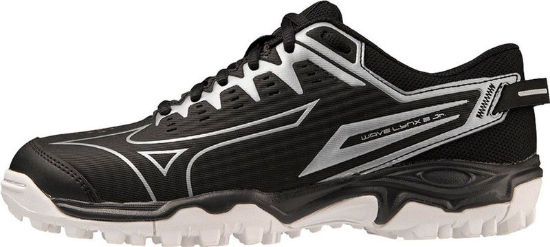 Mizuno WAVE LYNX 2 Jr. Hockeyschoenen Zwart/Wit Junior