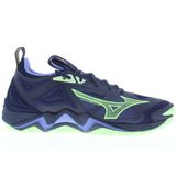 Mizuno Wave Momentum 3 Indoorschoenen Sr Blauw Dessin