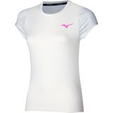 Mizuno T-Shirt Charge Printed Tee Dames Wit