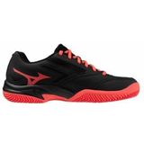 Tennisschoen Mizuno Junior Exceed Star CC Black Radiant Red Black Oyster