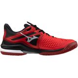 Mizuno Tennisschoen Padelschoen Wave Exceed Tour 6 CC Heren Rood Zwart