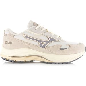 Mizuno WAVE RIDER? Sportstyle schoenen Wit Sand/Ultimate Gray Dames/Heren Maat 44.5