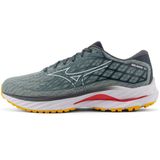 mizuno wave inspire 20 running shoes grey orange men s