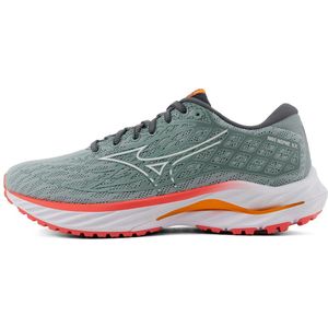 Mizuno WAVE INSPIRE 20 Hardloopschoenen Gray Mist/Wit/Dubarry Dames Maat 36,5