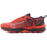 Mizuno WAVE DAICHI 8 Hot Coral/Wit/Turbulence Dames Maat 42.5