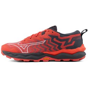 mizuno wave daichi 8 trailschoenen koraalgrijs dames