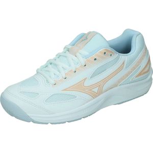 Mizuno stealth star 2 junior in de kleur wit.