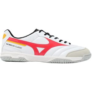 Mizuno MORELIA SALA CLASSIC IN Wit/Radiant Rood/Citrus Dames/Heren Maat 42.0