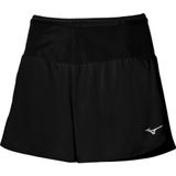 Mizuno - Multi Pocket Short - Korte Broek - Zwart - Lichtgewicht - Dames