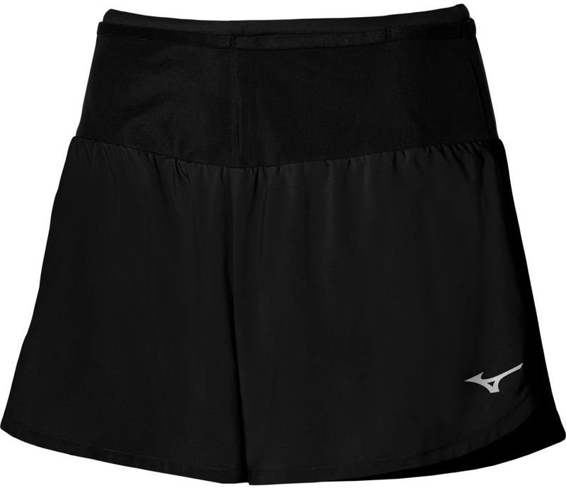 Mizuno - Multi Pocket Short - Korte Broek - Zwart - Lichtgewicht - Dames