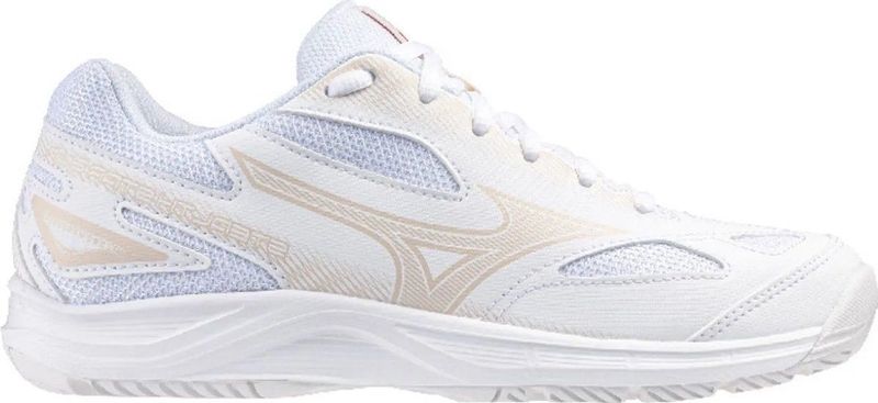 Mizuno Stealth Star 2 Sportschoenen - Wit - Lichtroze/Licht Oranje - Synthetisch Materiaal