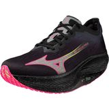 Mizuno - WAVE REBELLION PRO 2 - Hardloopschoenen - Zwart/silver/pink tetra