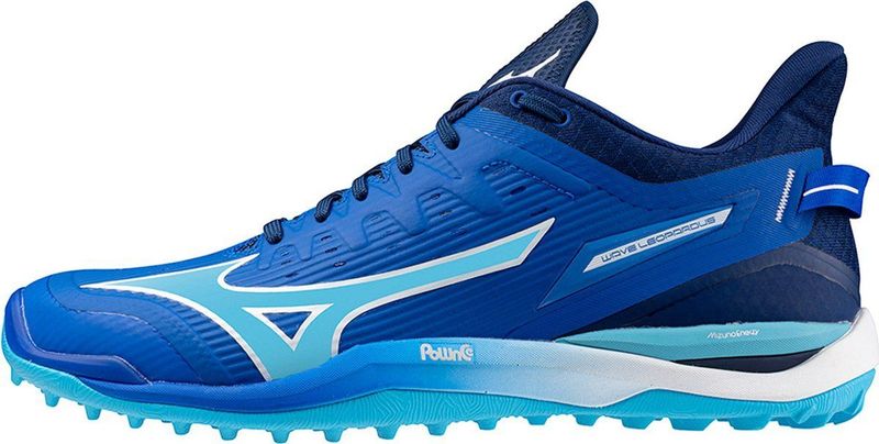 Mizuno WAVE LEOPARDUS Hockeyschoenen Mugen Blue/White/Estate Blue Dames/Heren