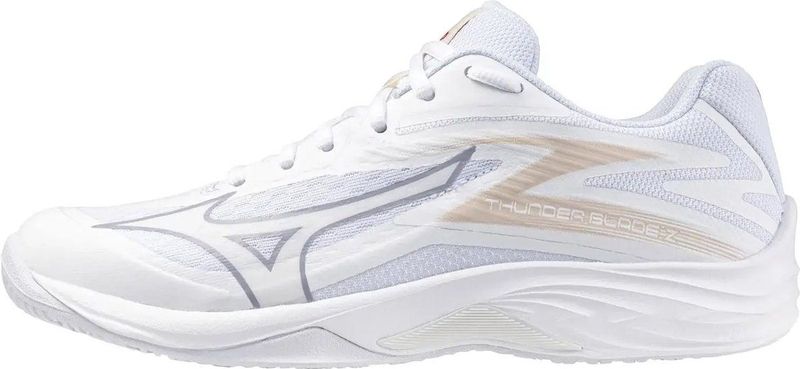 Mizuno - Thunder Blade Z - Korfbalschoenen - Wit - Lichtgewicht - Dames