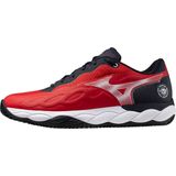 Mizuno - Wave Enforce Court - Padelschoen - Rood/Zwart - Synthetisch/Textiel