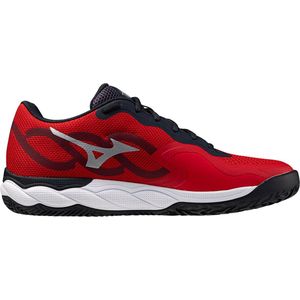 Mizuno - Wave Enforce Court - Padelschoen - Rood Zwart - Synthetisch