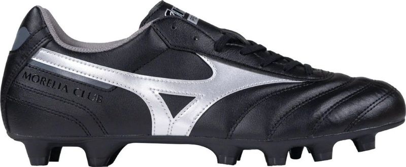 Mizuno - Morelia II Club - Voetbalschoenen - Zwart Zilver