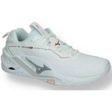 Mizuno - WAVE STEALTH NEO 2 - Handbalschoenen - Wit/Aleutian/Cloud Pink - Dames