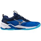 Mizuno - WAVE STEALTH NEO 2 - Handbalschoenen - Mugen Blue/White/Estate Blue - Dames/Heren