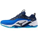 Mizuno - WAVE STEALTH NEO 2 - Handbalschoenen - Mugen Blue/White/Estate Blue - Dames/Heren