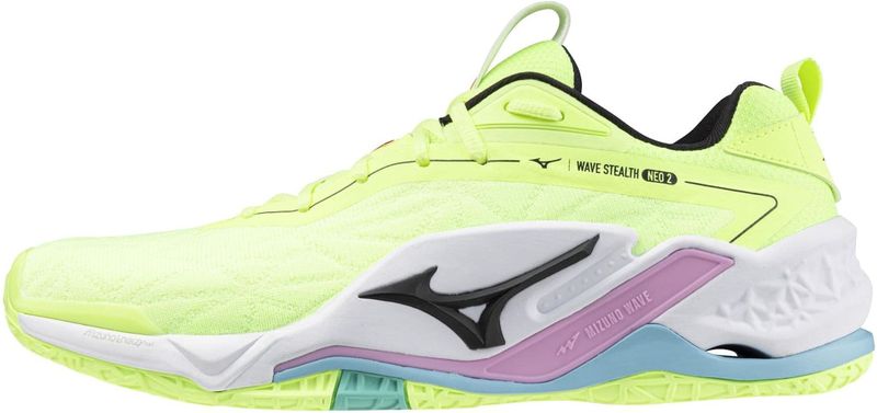Mizuno - Wave Stealth Neo - Handbalschoenen - Unisex - Zwart - Synthetisch