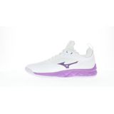 Mizuno WAVE LUMINOUS 3 Korfball Weiß/patrician purple/quince Damen Grösse 38,5