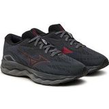 Mizuno - WAVE SERENE GTX - Hardloopschoenen - Ebony/Rumba Red/Black