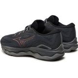 Mizuno - WAVE SERENE GTX - Hardloopschoenen - Ebony/Rumba Red/Black